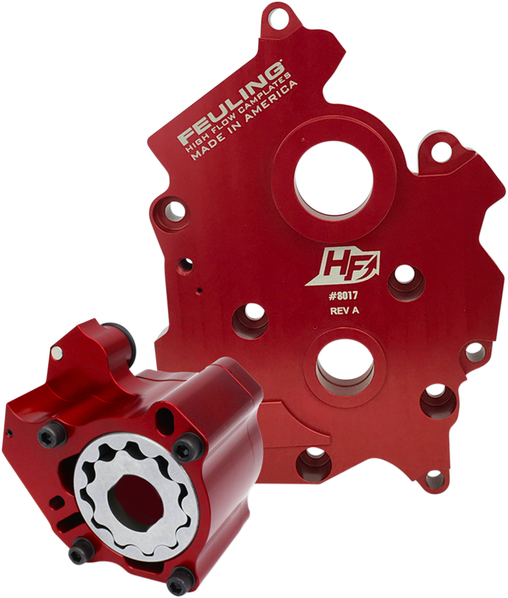 Race Series Oil Pump/Camplate Kit - Race Series Oil Pump with Plate - Twin Cooled Motors - '17-'24 M8