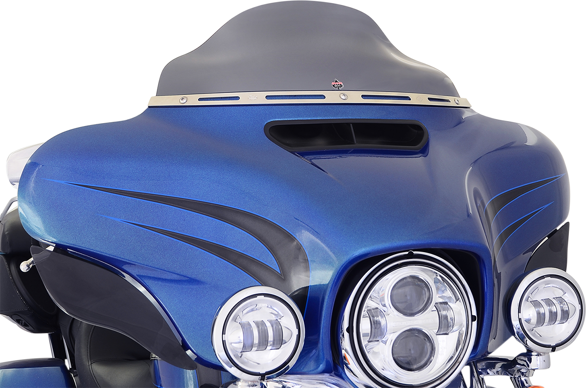 Flare® Windshield - 6-1/2" - Dark Smoke - '14-'25 FLH - Image 4