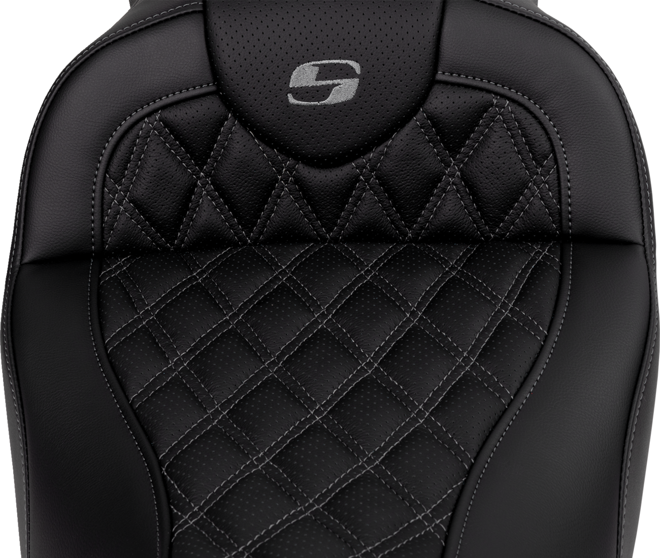 Roadsofa™ Lattice Stitch Seat - Roadsofa™ Seat - with Backrest - Dark Gray Stitch - FL '08-'23 [0801-1607] - Image 5