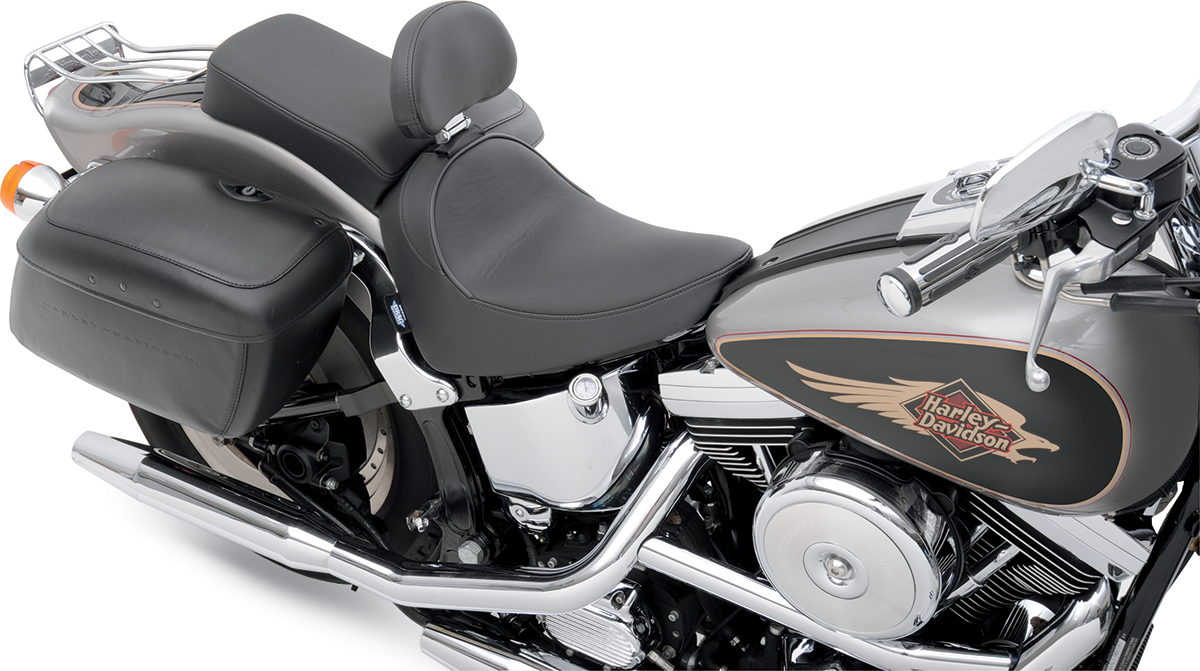 Backrest Compatible Solo Seat — Smooth - Solo Seat - Smooth - Driver Backrest - FXST/FLST '84-'99 [0802-0618] - Image 5