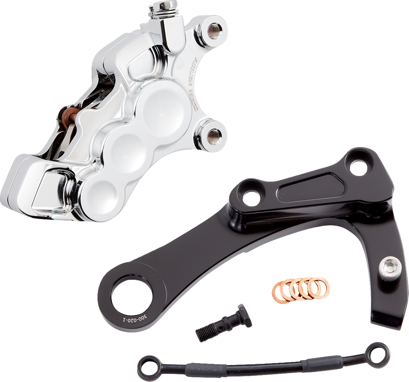 Brake Caliper - 6-Piston Caliper - Rear - Chrome [1701-0773] - Image 2