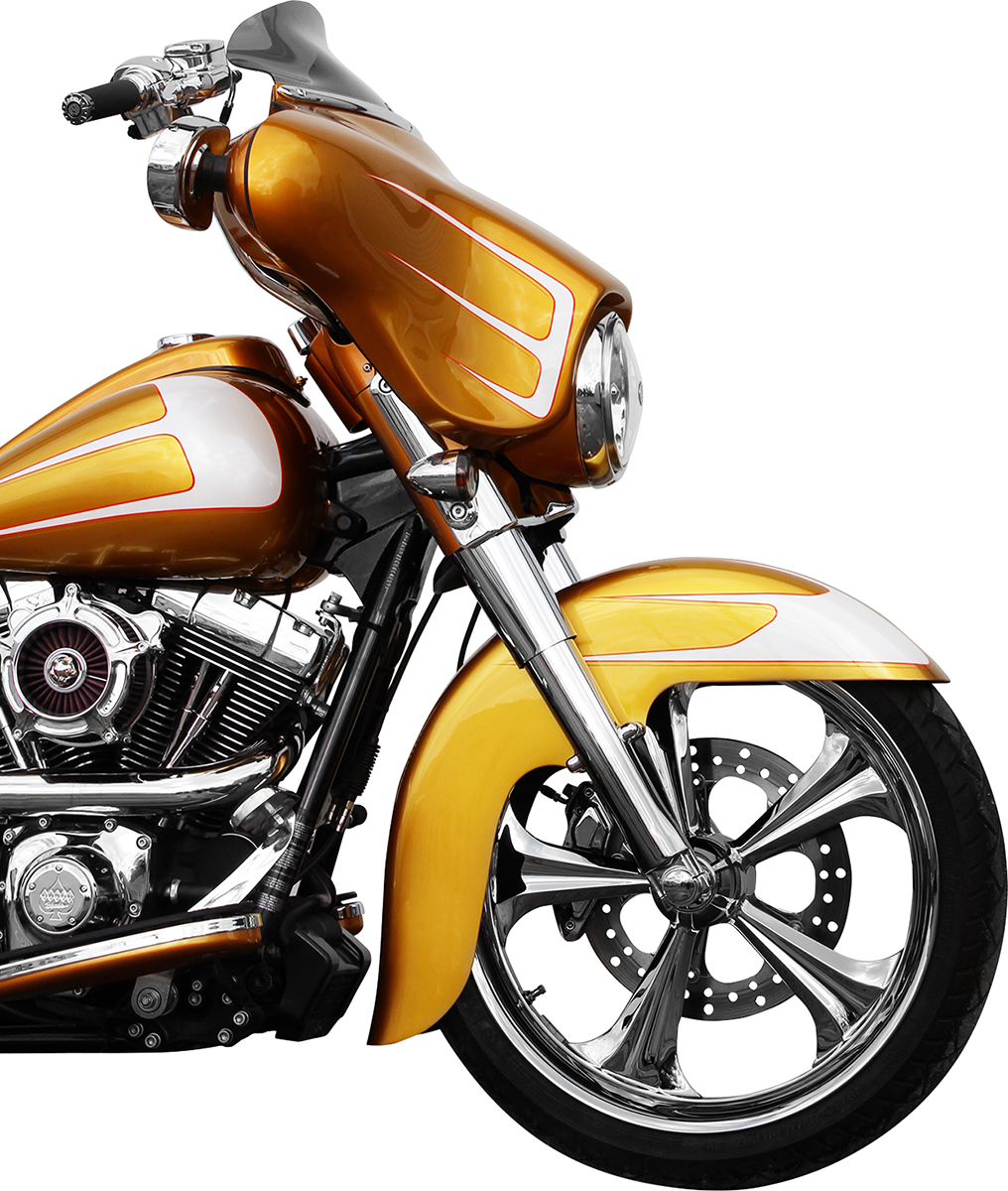 Flare® Windshield - 6-1/2" - Smoke - '96-'13 FLH [2310-0212] - Image 6
