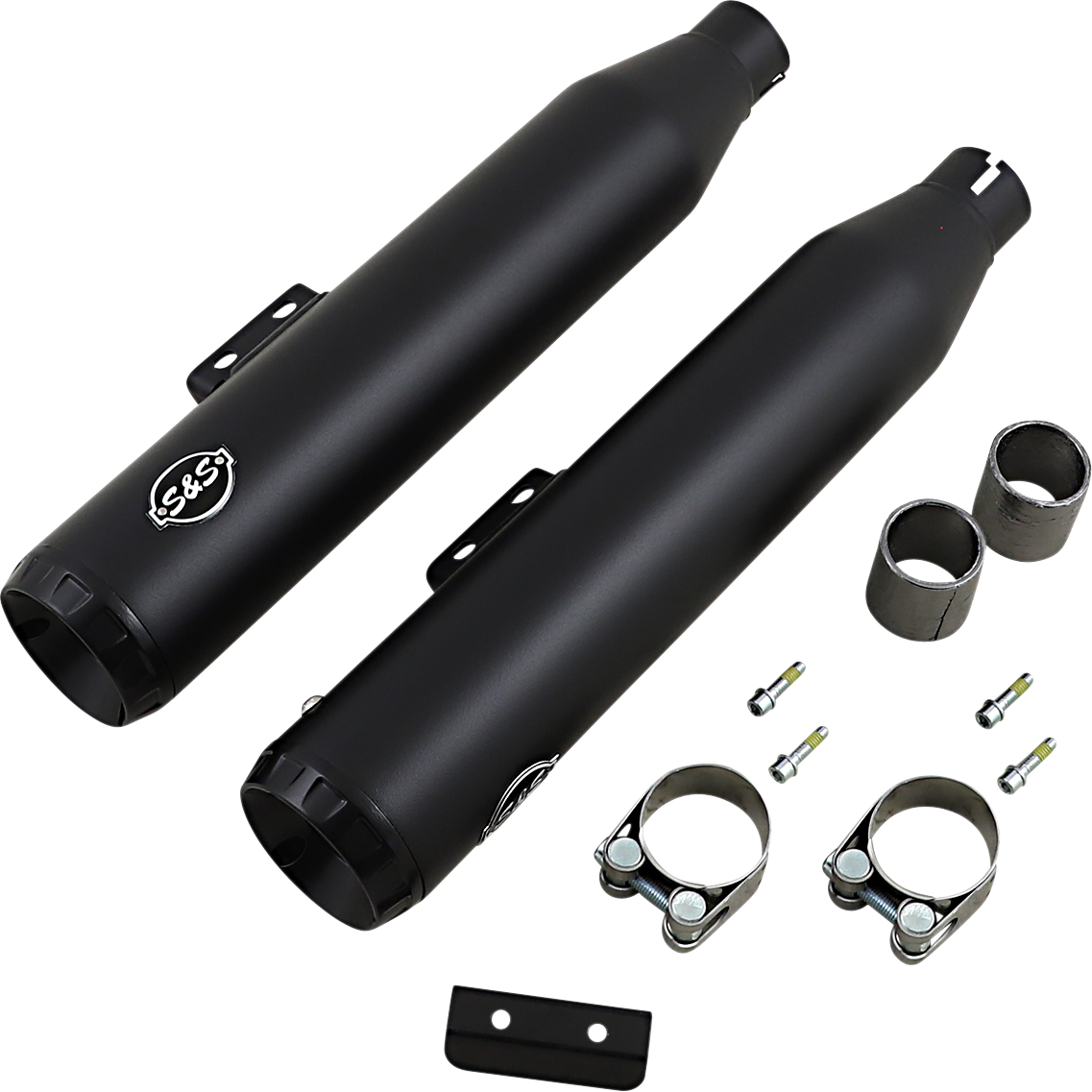 Grand National 50 State Slip-On Mufflers - Grand National Slip-On Mufflers - Black [1801-1476]