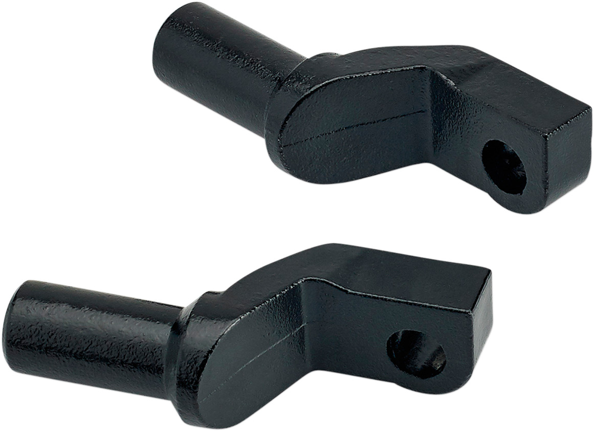 Foot Peg Mounts - Foot Peg Step Mount - Black [1624-0343]