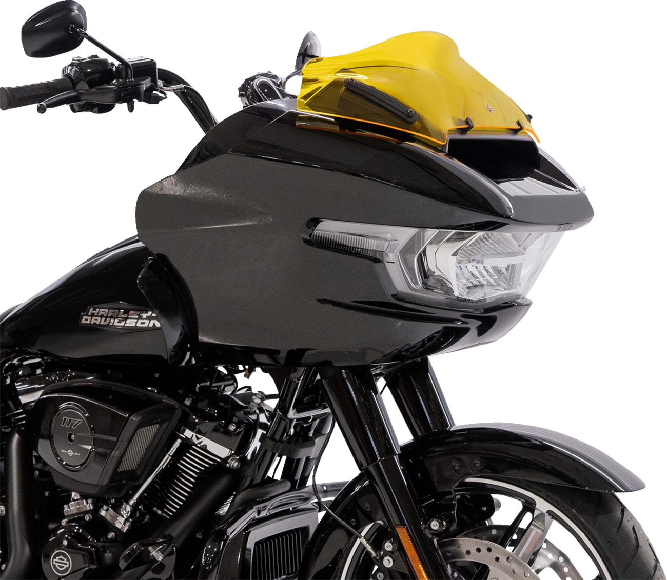 Kolor Flare® Windshield - 8" - Yellow - '23-'25 FLTRX [2310-0927] - Image 3