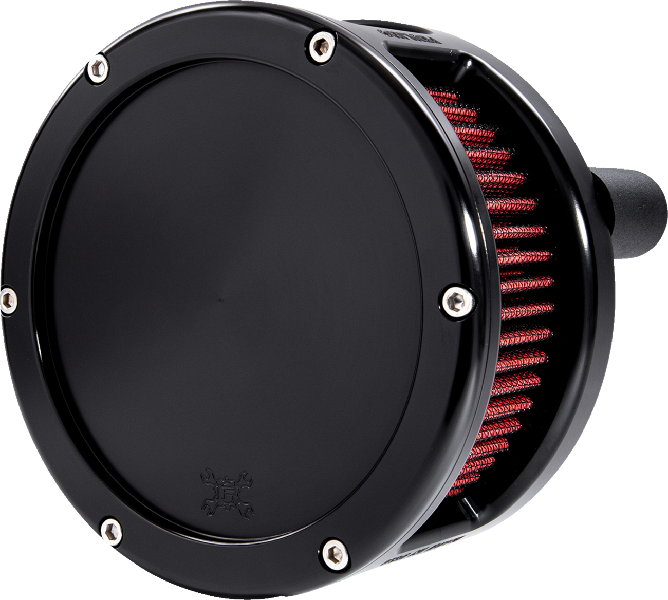 BA Series Air Cleaner Kit - Black Anodized - Red Filter [1010-3143]