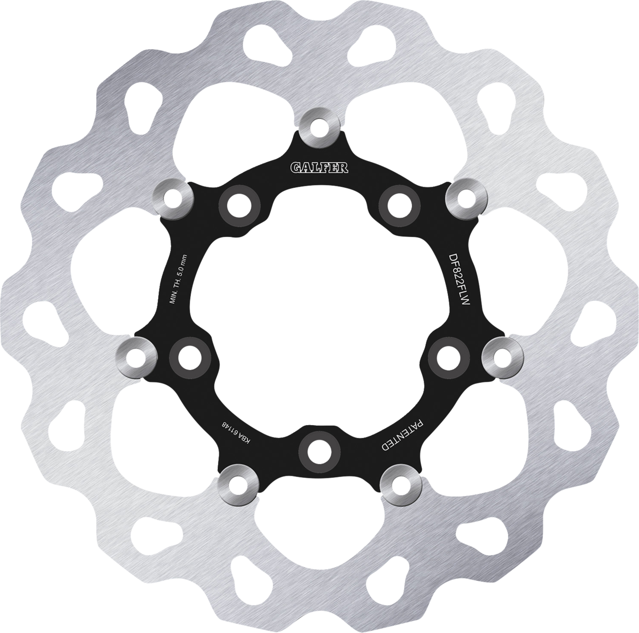 Brake Rotors - Brake Rotor - Rear - Black Carrier [1710-3625]
