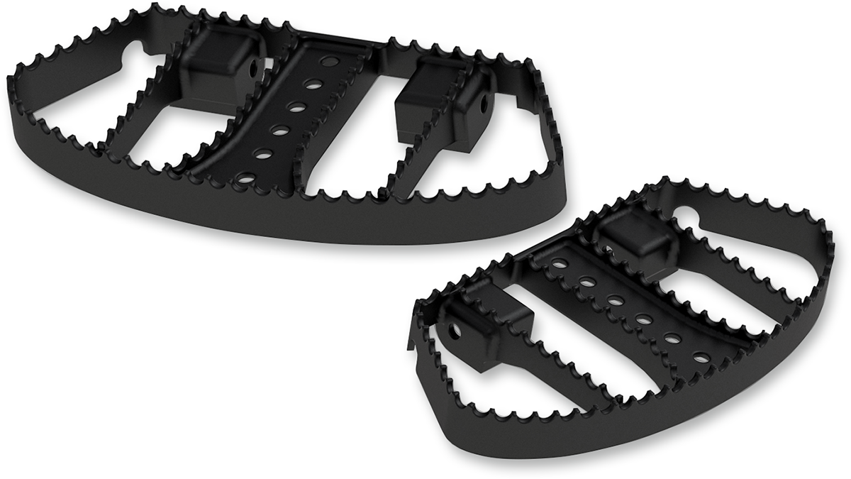 MX Style Driver and Passenger Floorboards - MX Passenger Floorboards - Black - FL
