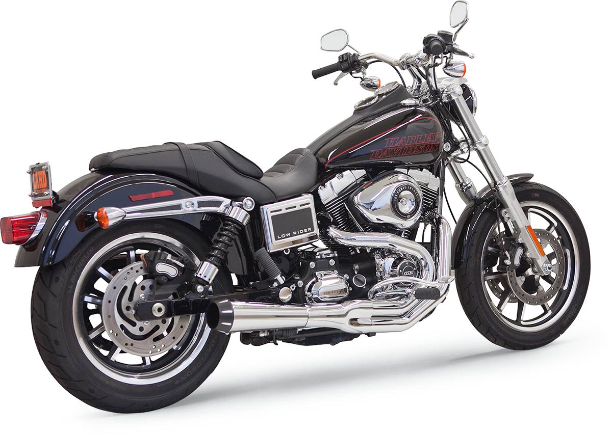 Road Rage II Mega Power 2:1 System - Mega Power Exhaust - Chrome - FXD/FXDWG with Mid/Forward Controls [1800-2171]