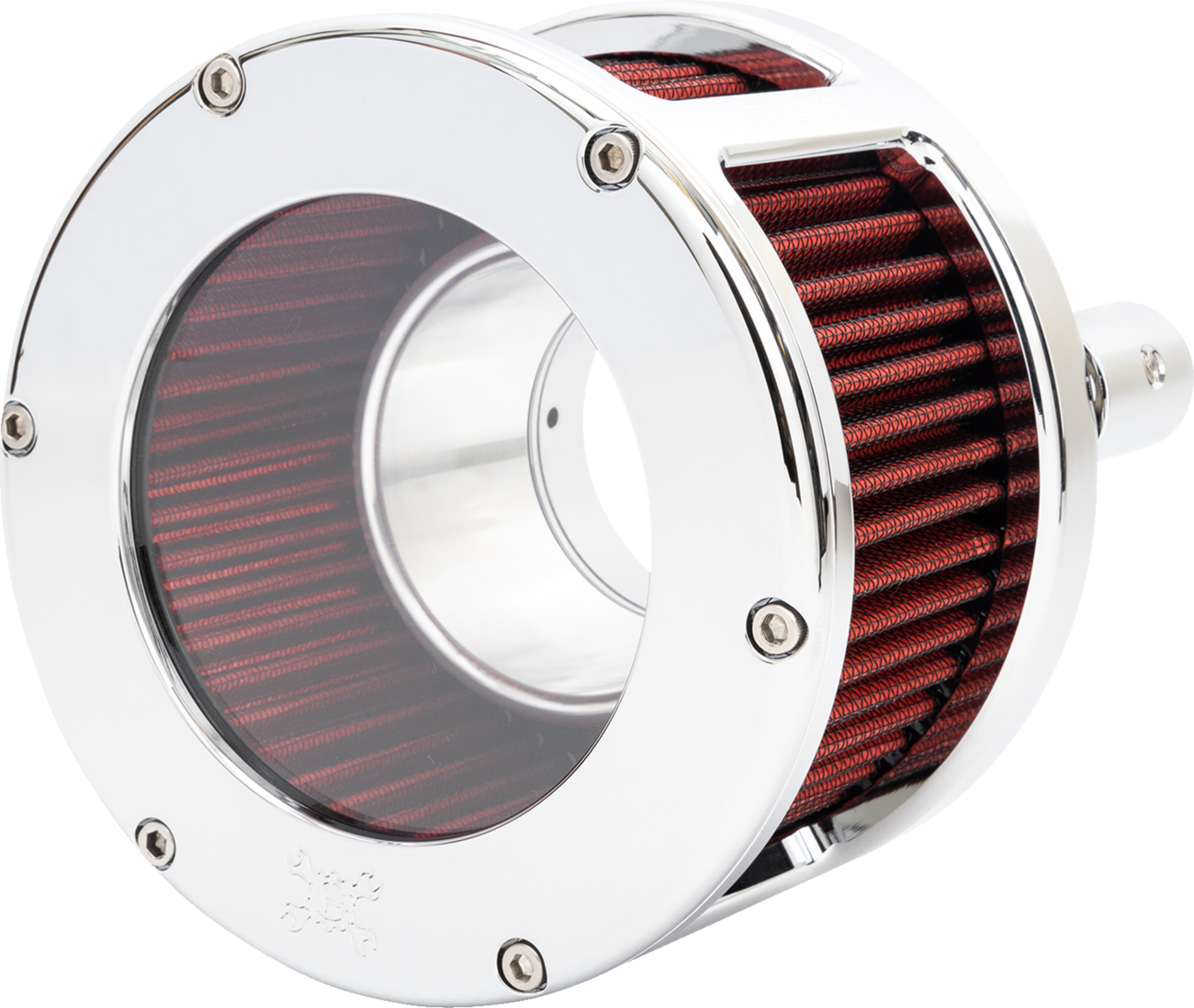BA Race Series Air Cleaner Kit - Chrome - Red Filter [1010-3140]
