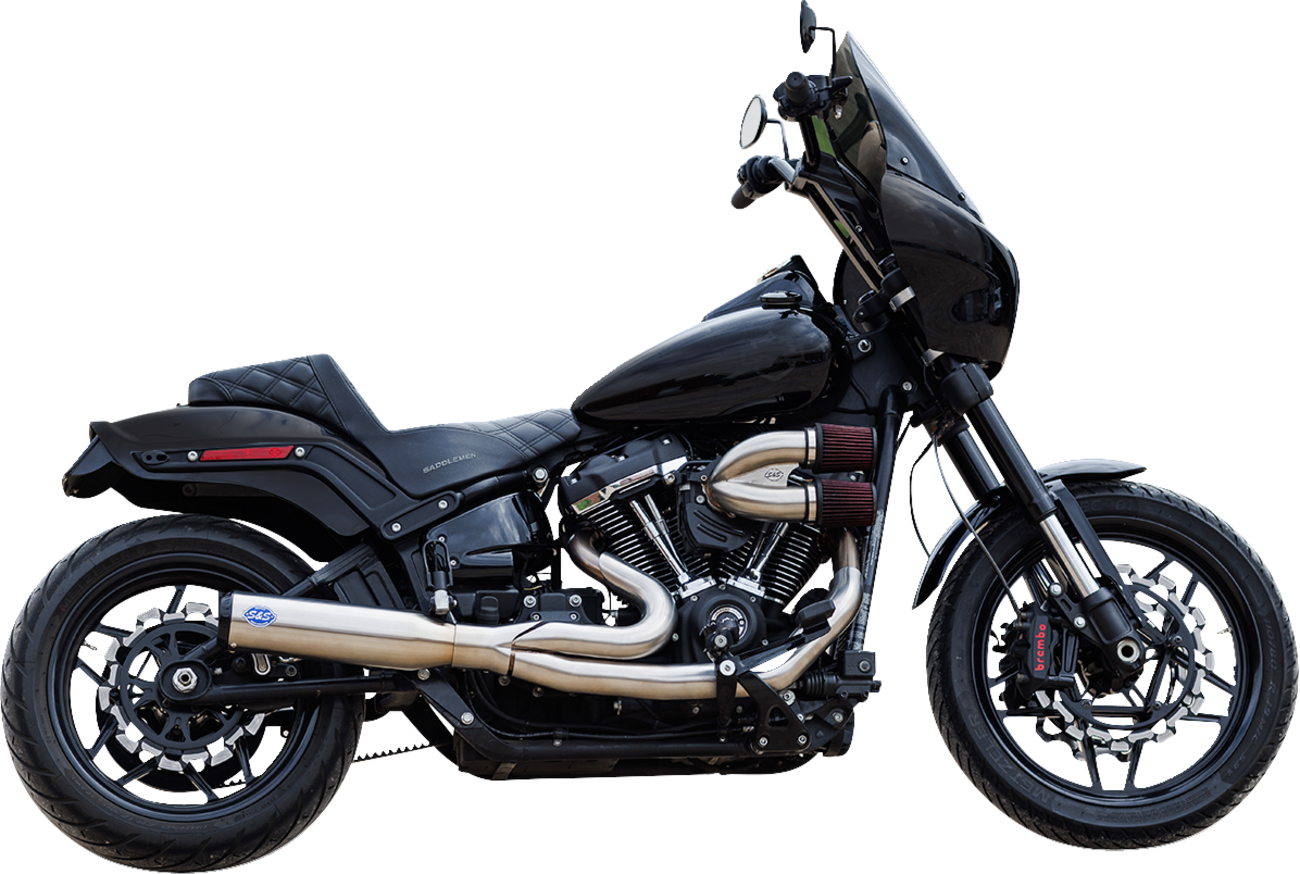 2-into-1 Qualifier Exhaust System - Race Only - Brushed Stainless [1800-2684]