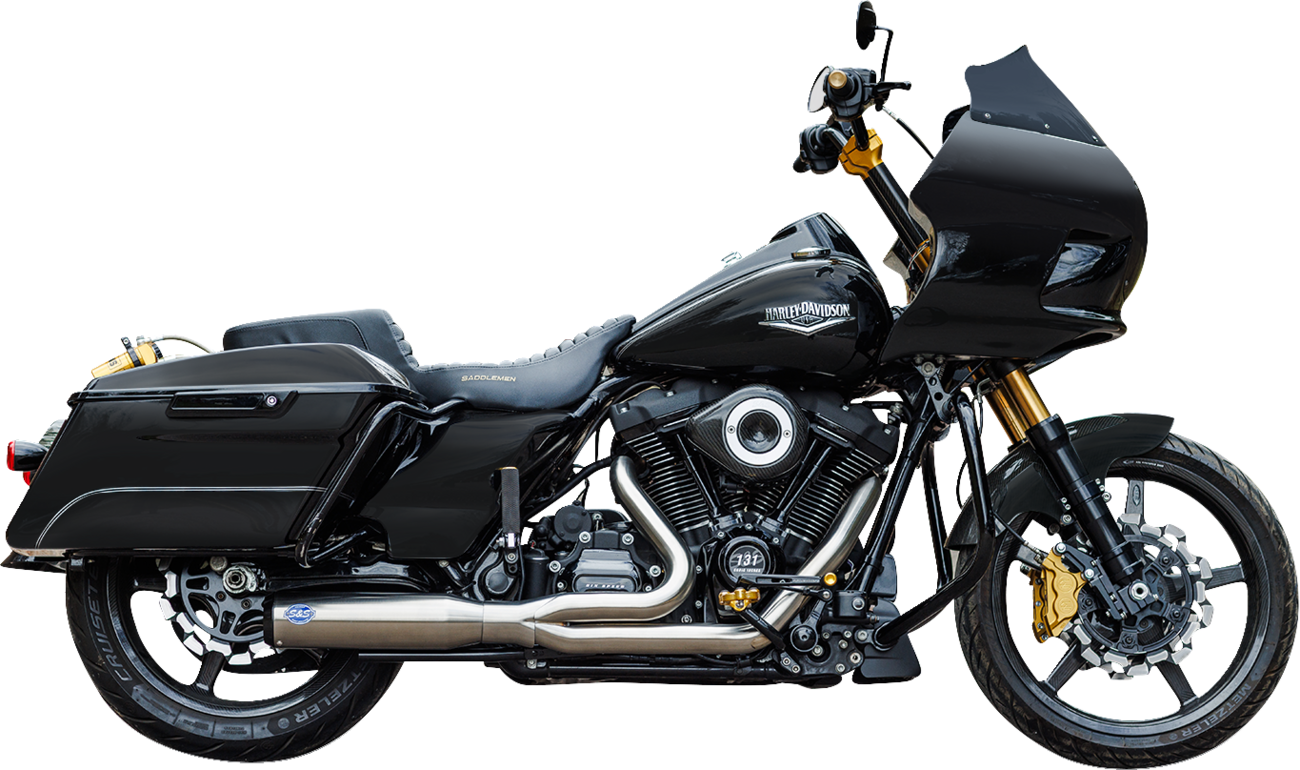 2-into-1 Qualifier Exhaust System - Race Only - Brushed Stainless [1800-2686]