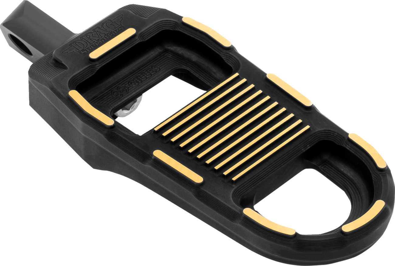 Foot Pegs Designed by Gilles - Adjustable Foot Pegs Designed by Gilles - Black/Gold [1620-2784] - Image 2