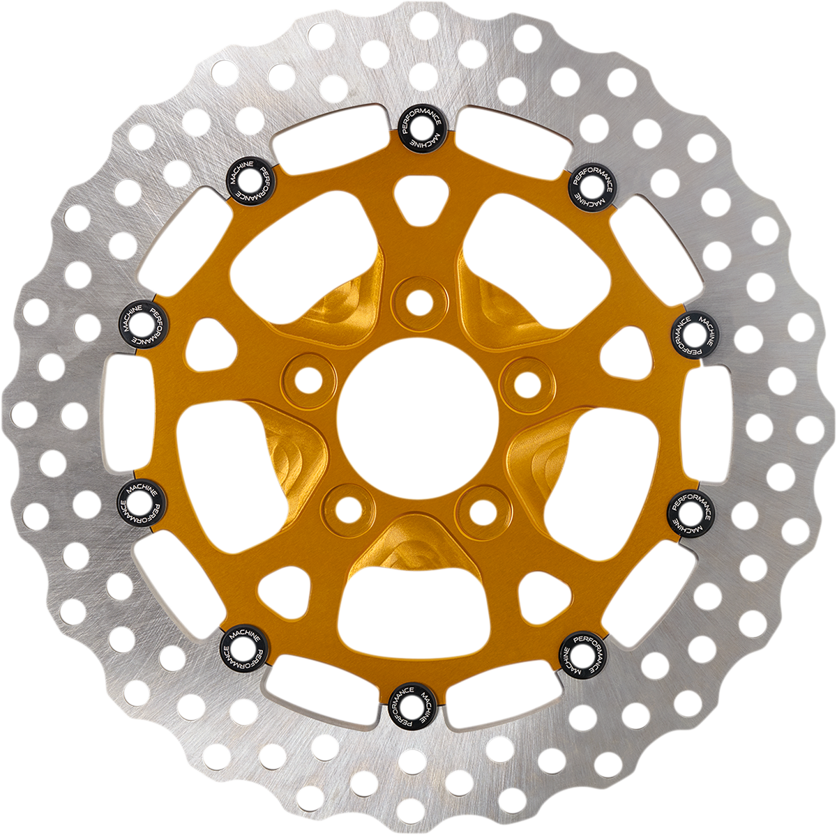 Two-Piece Brake Rotor - Dominator Rotor - Front - 11.8" - Gold [1710-3933]