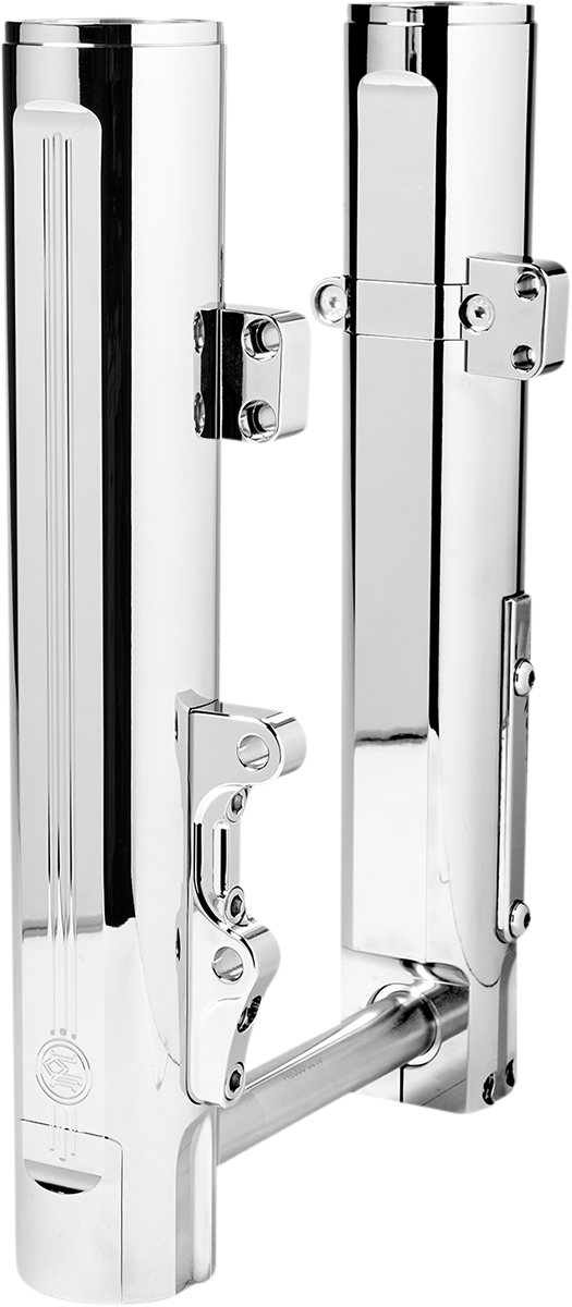 Lower Fork Legs - Fork Leg - 49 mm - Chrome - Lower - Single Disc [0403-0170]