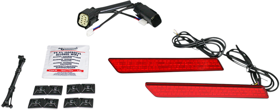 Saddlebag Latch Lights - SS8 - Red [2040-2481]