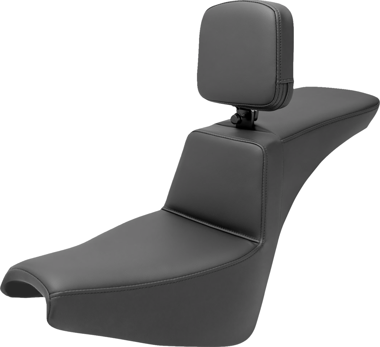 Tour Step-Up Seat - Rider Backrest - Plain - FXBB/FXST '18-'24 [0802-1522]