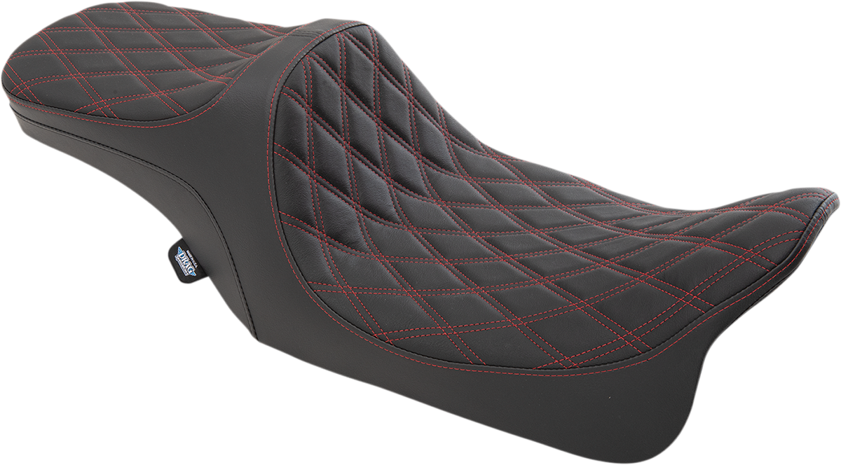 Predator III 2-Up Seat - Double Diamond - Red Thread - FL '99-'07 [0801-1310]