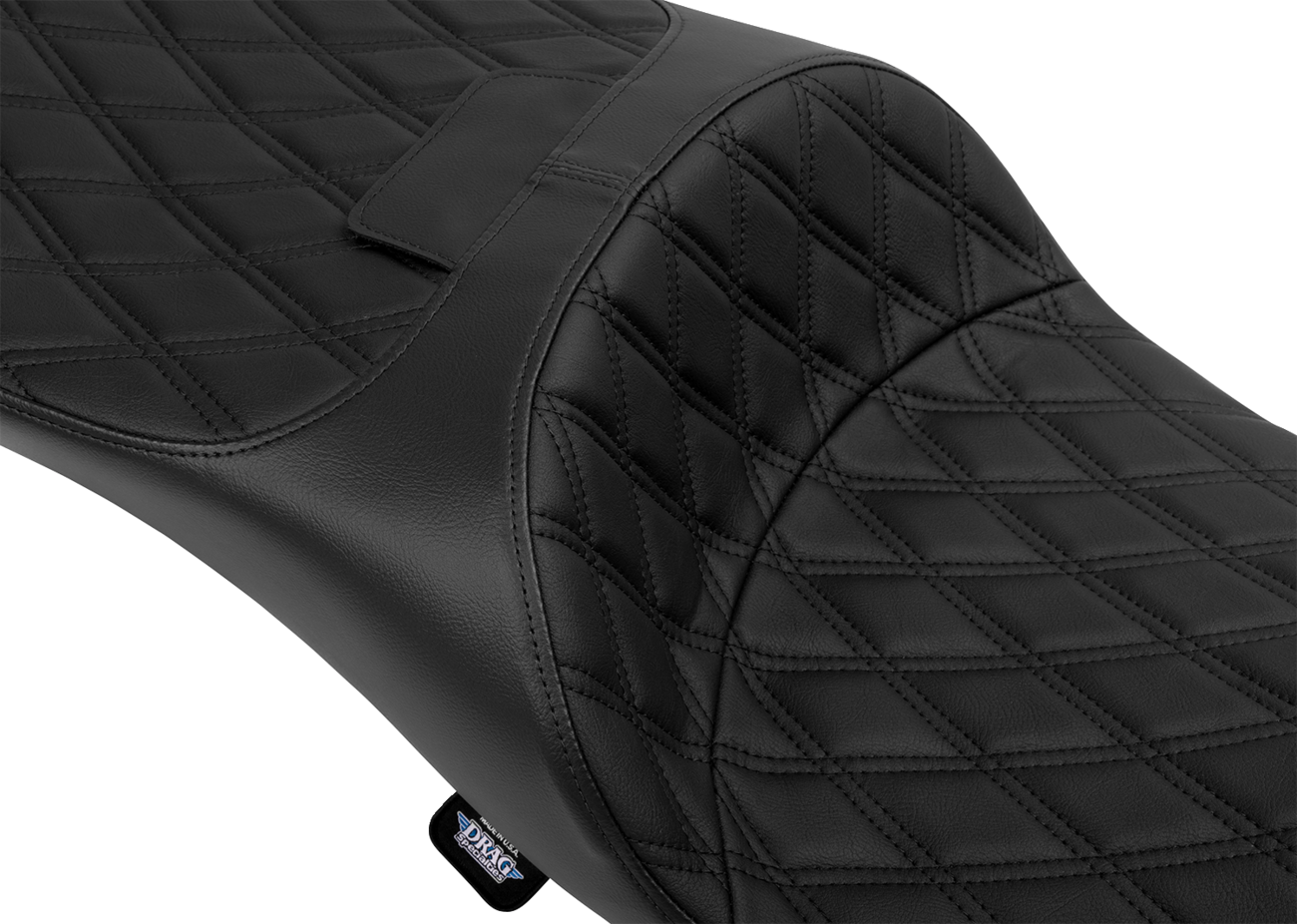 Extended Reach Freedom Touring Seats - Extended Reach Freedom Seat - Vinyl - Double Diamond - Black Stitch - FLT/FLH '09-'25 [0801-1980] - Image 2