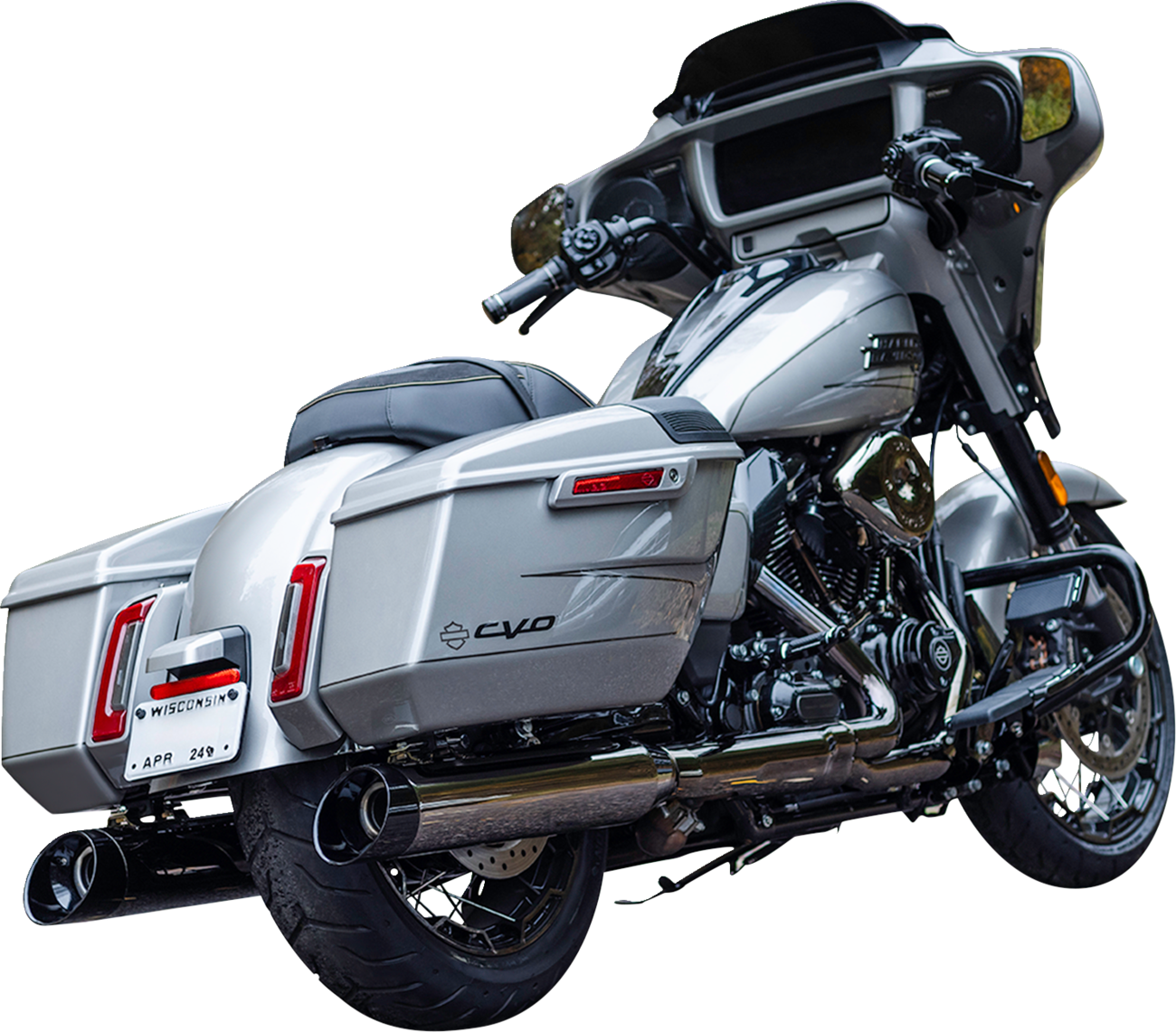 4-1/2" MK45 Performance Slip-On Mufflers - Lava Chrome - 50-State [1801-1810]