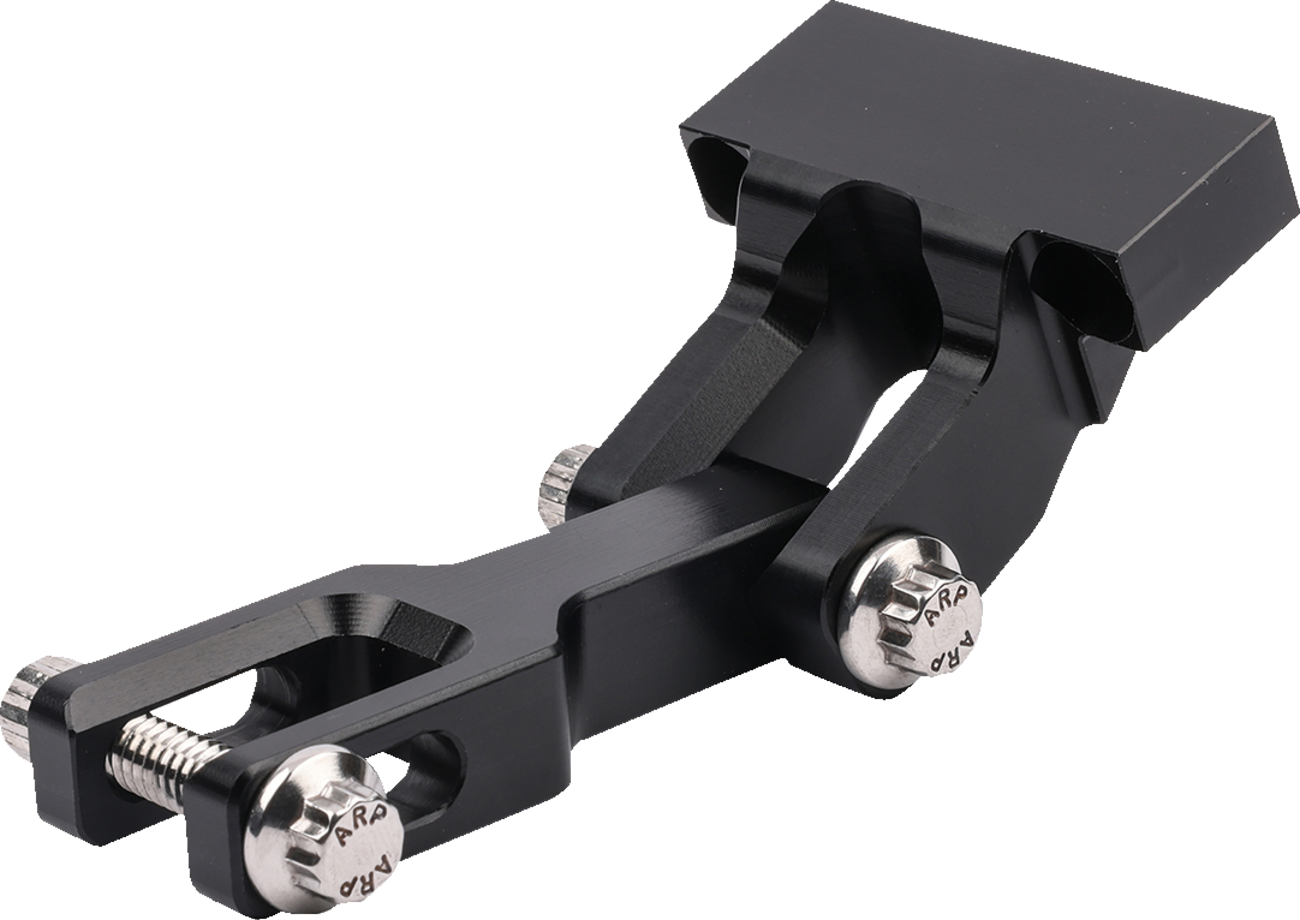 Gauge Relocation Bracket - OG riser gauge relocation mounting bracket - Black [2210-0634]