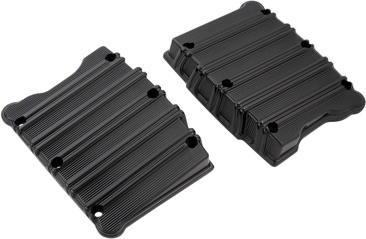 10 Gauge Rocker Box Top Covers - Rocker Box Covers - 10 Gauge - Black [0940-1909]