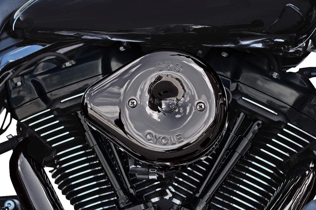 Stealth Teardrop Air Cleaner Cover - M8 - Lava Chrome [1014-0370]