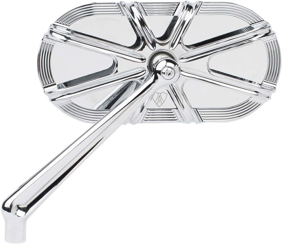 Caged Series Mirror - Mirror - Side View - Caged Series/10 Gauge - Chrome - Left [0640-1202]