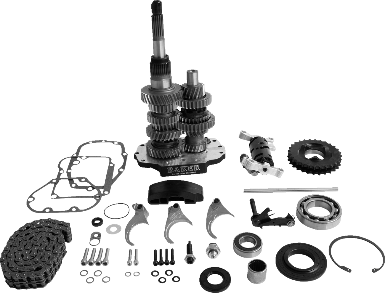 Direct Drive 6-Speed Gear Set - Direct Drive Gear Set - 6-Speed - Black - '01-'06 Touring [1103-0054]