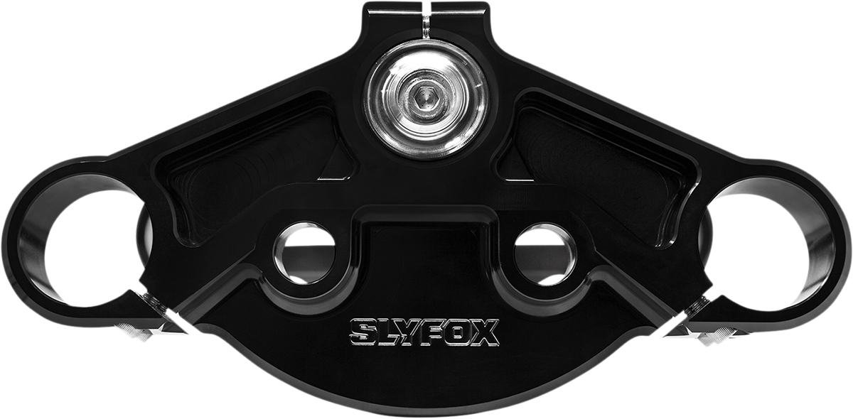 49 mm FLH Triple Tree Set - Triple Tree - 49 mm - Black Anodized - Upper/Lower [0408-0397] - Image 4