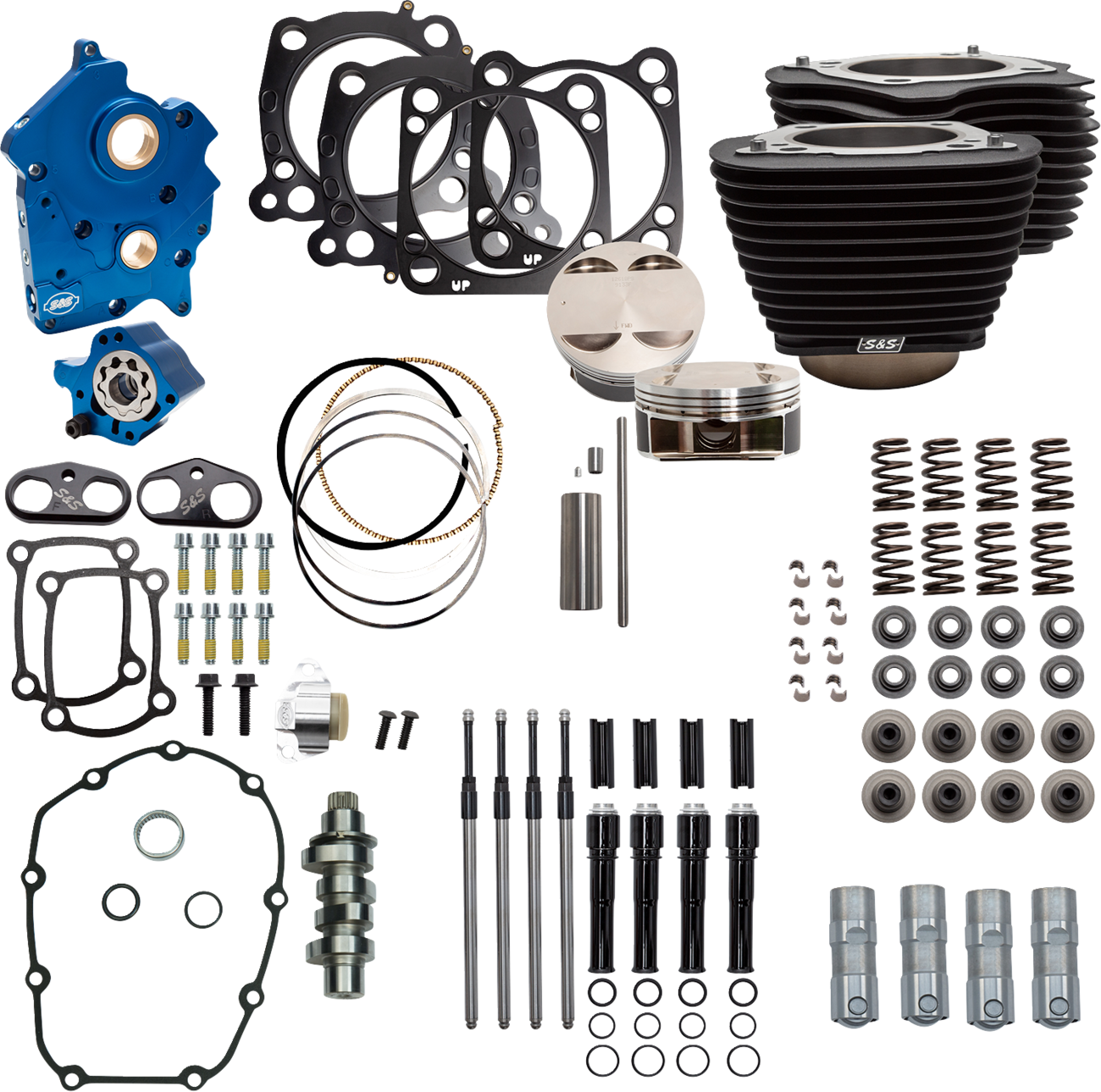 124" Power Package - Power Pack - 4.375" Stroke - Oil Cooled - Black Granite w/Highlights - M8 [0904-0135]
