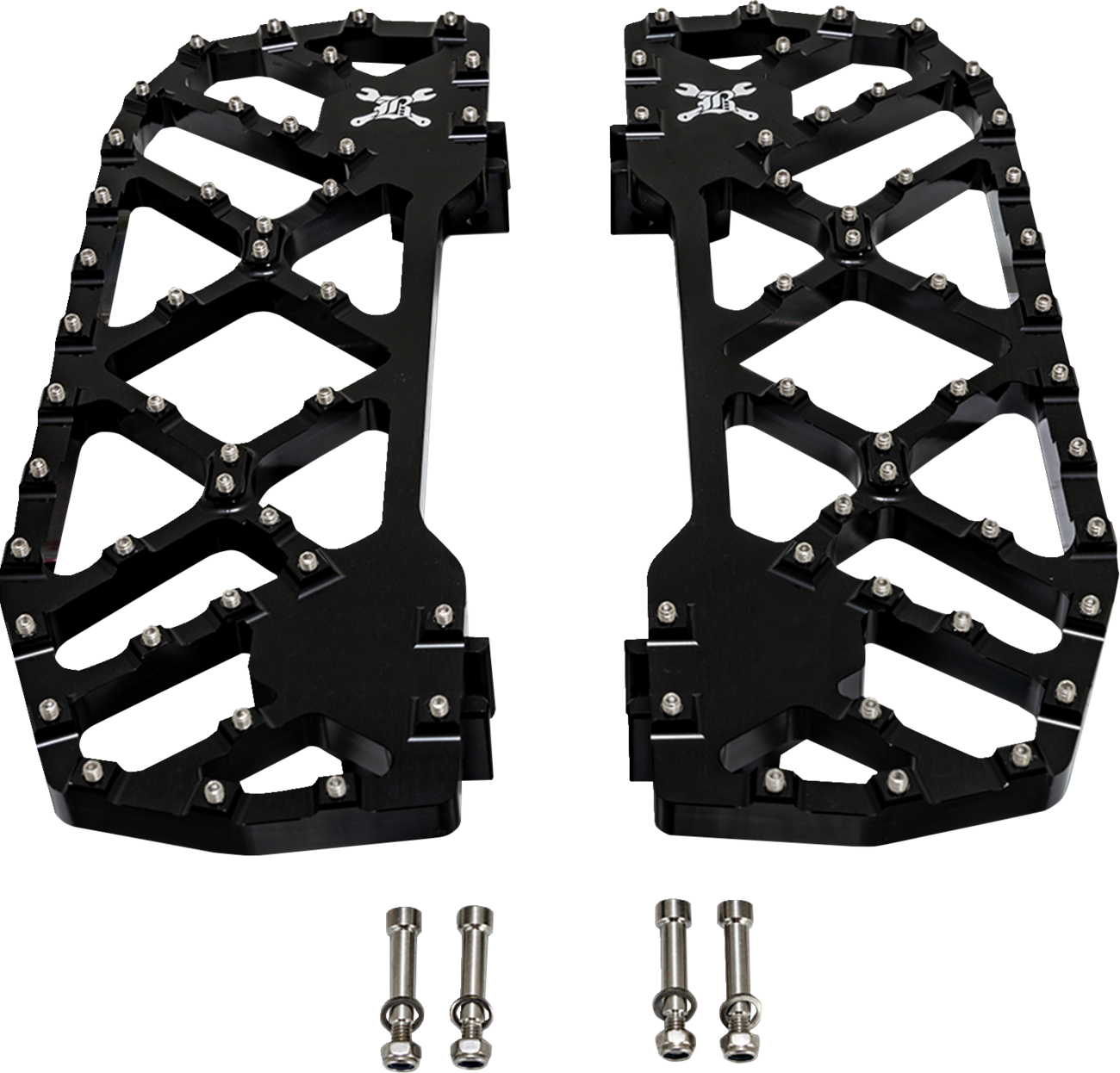 MX-Evolution Floorboards - Rider - Black - FL '85-'26 - Image 2