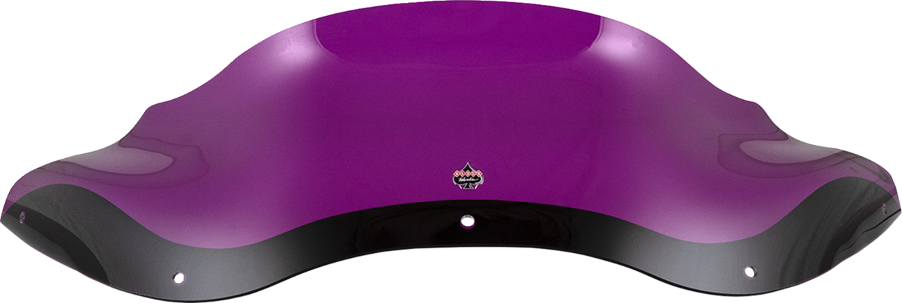 Kolor Flare® Windshield - 8" - Purple - '98-'13 FLTR [2310-0814] - Image 2