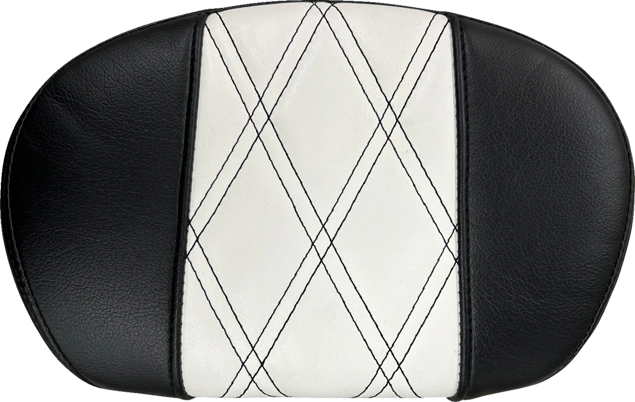 Sissy Bar Pad - Medium - GT1/HR1 Inlay - Black/White [0801-1515]
