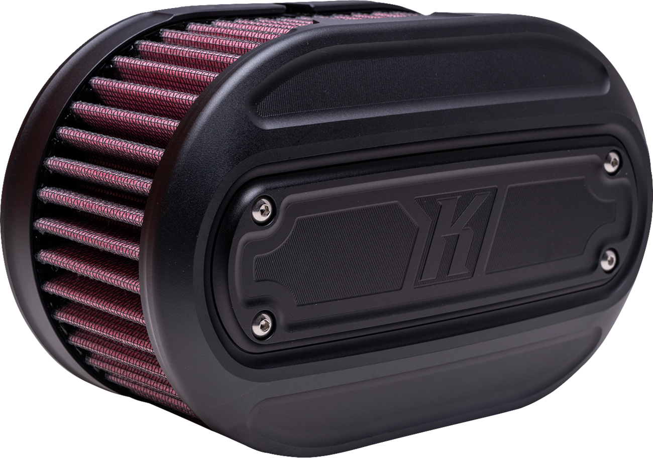 Oval Air Cleaner Kit - Black - Touring/Softail [1010-3206]