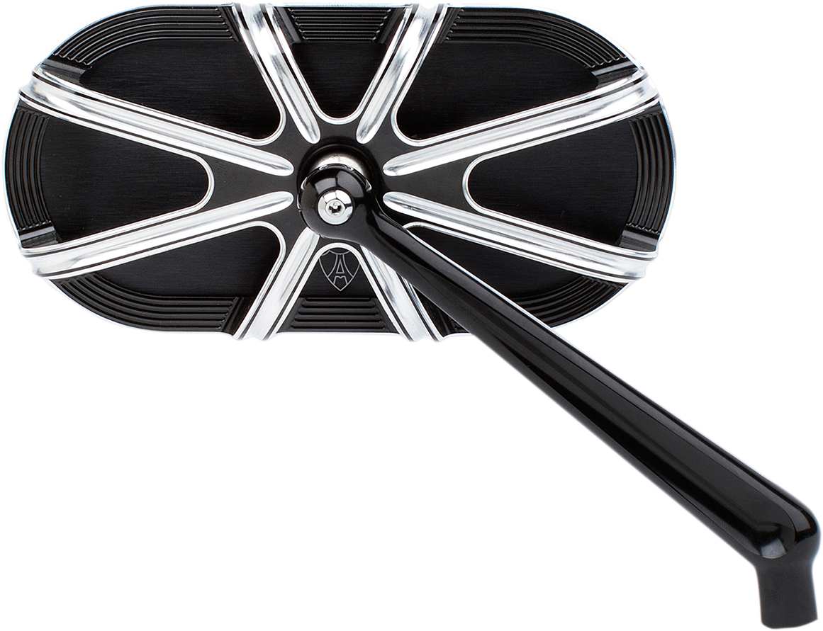 Caged Series Mirror - Mirror - Side View - Caged Series/10 Gauge - Black - Right [0640-1203]