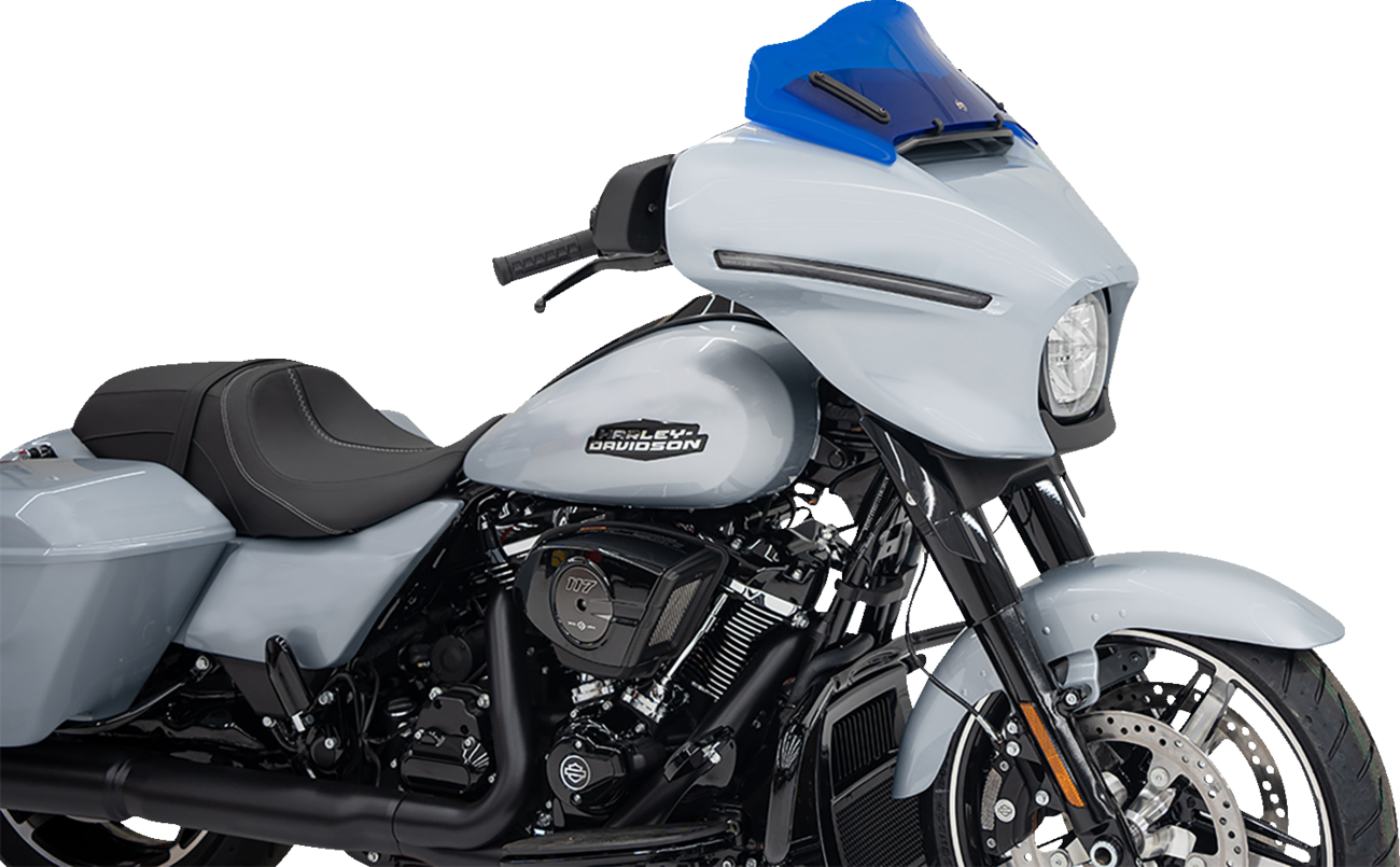 Kolor Flare® Windshield - 8" - Blue - '23-'25 FLHX [2310-0882] - Image 2