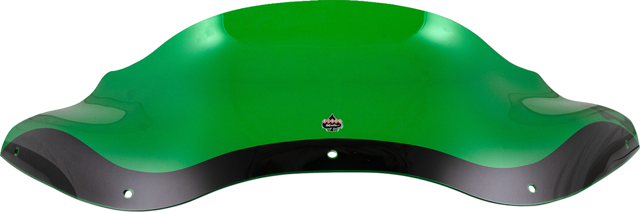 Kolor Flare® Windshield - 8" - Green - '98-'13 FLTR [2310-0812] - Image 2