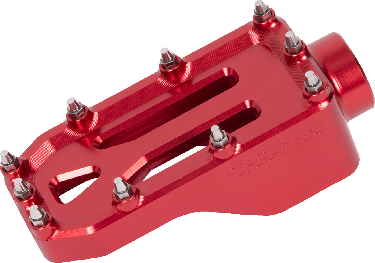 Aggressor Brake Pedal - Red - Touring [1610-0763] - Image 2