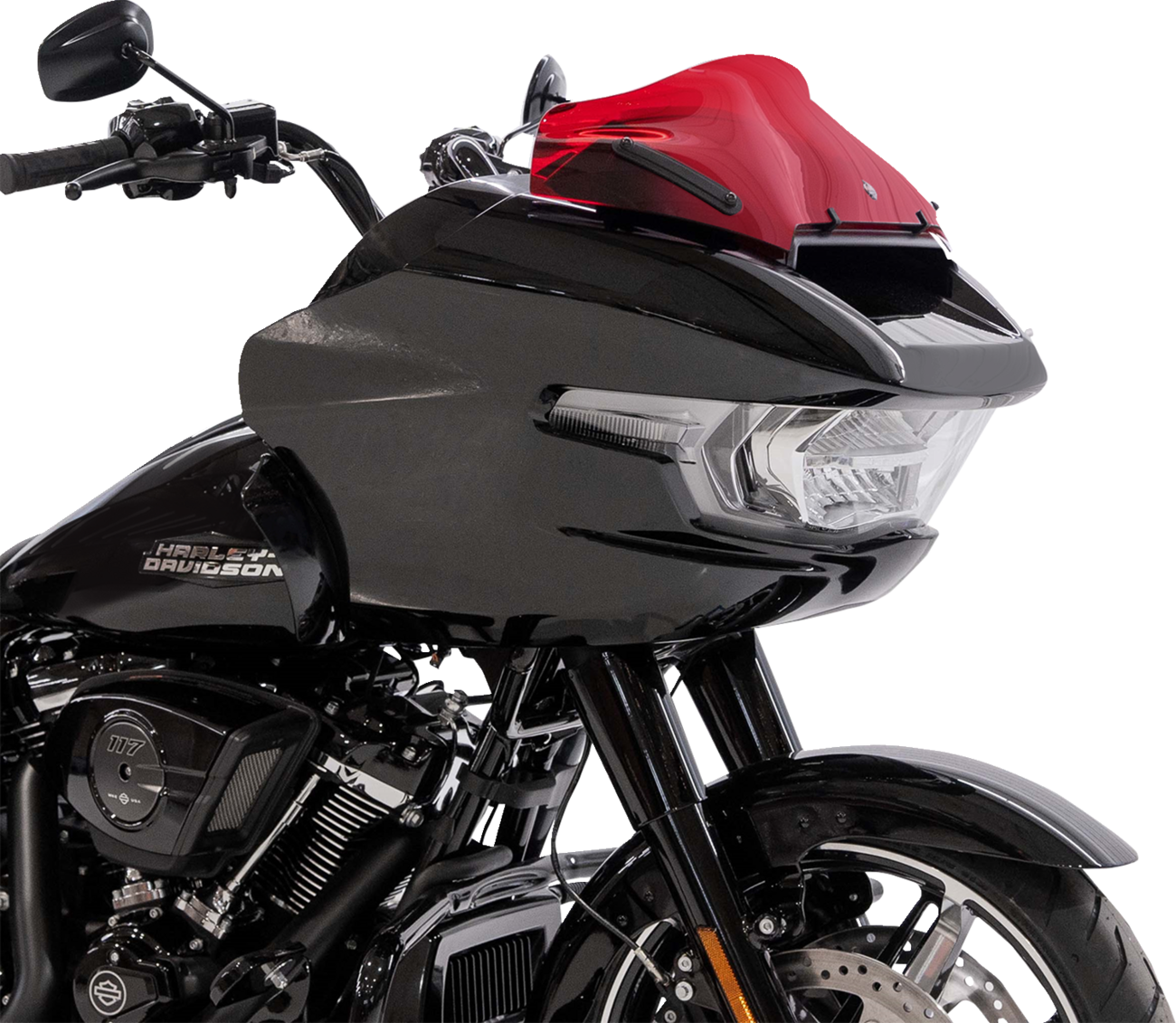 Kolor Flare® Windshield - 8" - Red - '23-'25 FLTRX [2310-0925] - Image 3