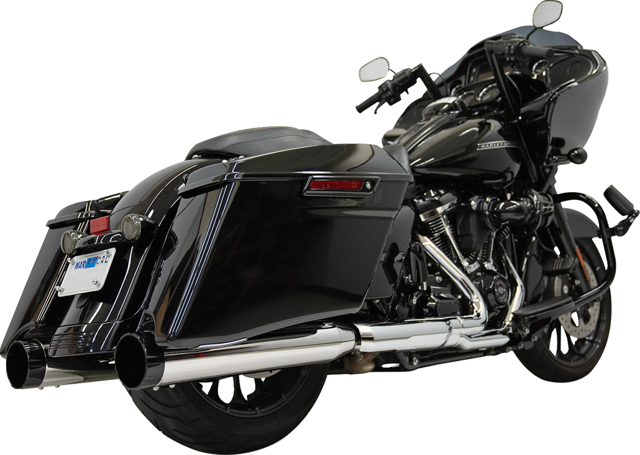 4-1/2" Slip-On Mufflers - Chrome [1801-1773]