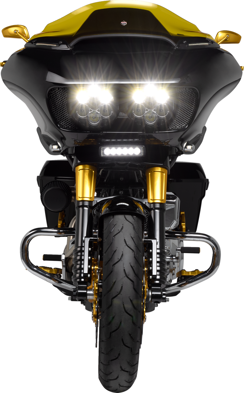 Method® Performance Bagger Fork Guards - Method® Fork Guard Cover - Gold [0403-0182] - Image 4