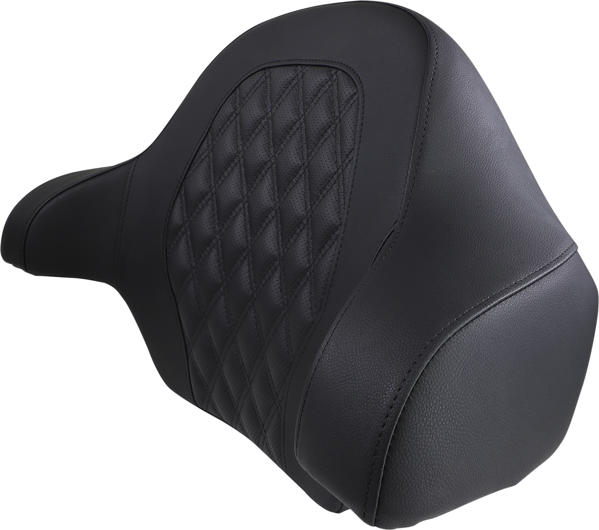 Tour Pak® Backrest Pad - Tour-Pak® Backrest Pad - RoadSofa - Lattice Stitched Seat - Black - FL '14-'23 [0801-1364]