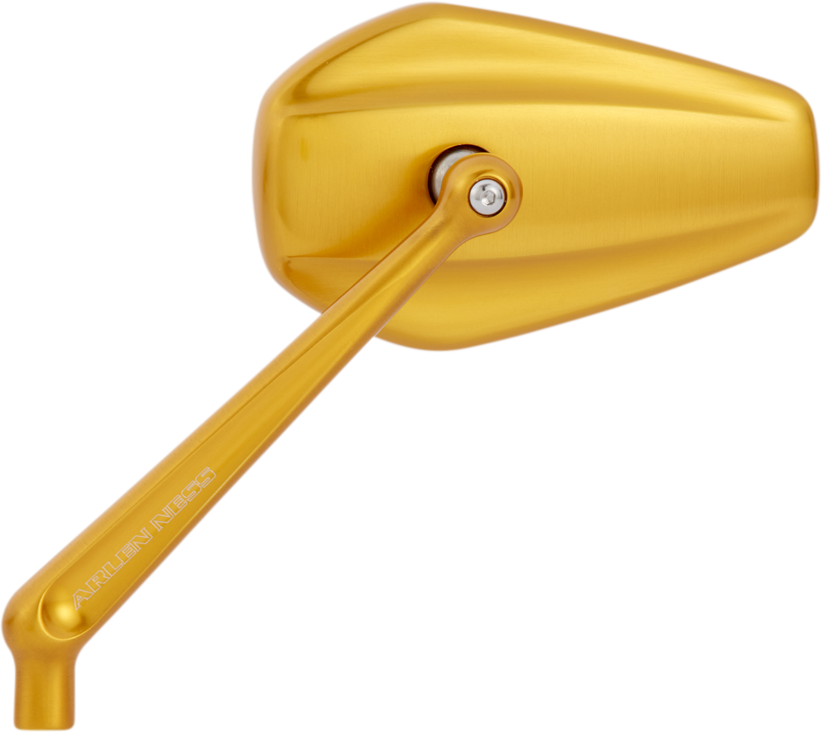 Mini Stocker Forged Mirror - Mirror - Mini/Stocker - Side View - Hexagon - Gold - Right [0640-1390]