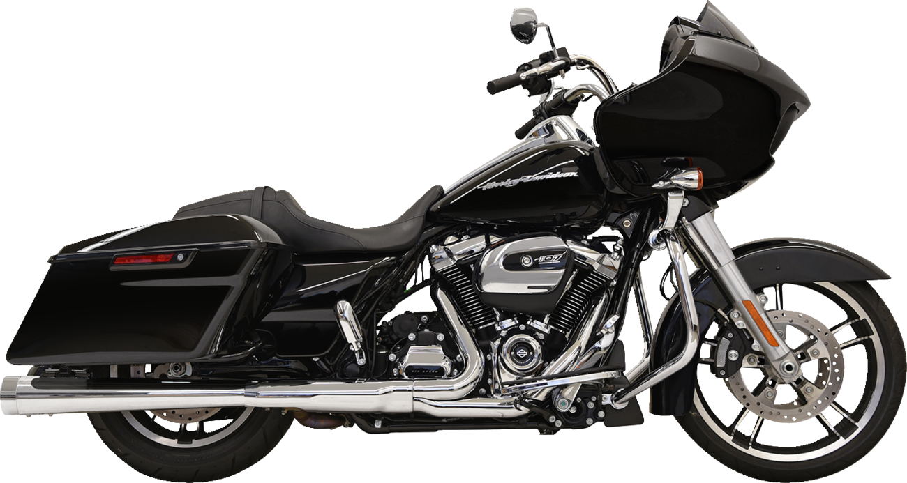 DNT Megaphone Slip-On Mufflers - DNT Megaphone Muffler - Chrome/Chrome [1801-1087]