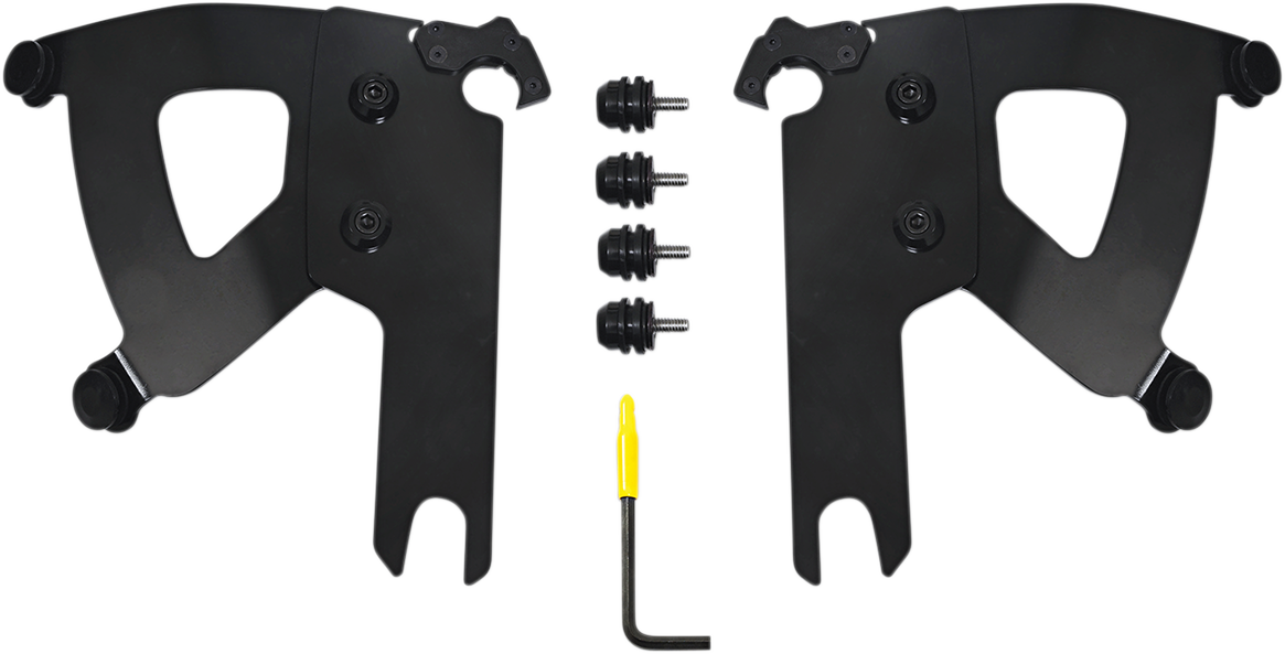 Road Warrior Trigger-Lock Mount Kit - Road Warrior Mounting Kit - Black - FLHR [2320-0241]