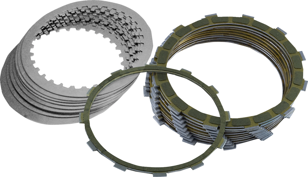 Carbon Fiber Clutch Plate Kit - Extra Plate Clutch Kit - Carbon Fiber - Big Twin [1131-3882]
