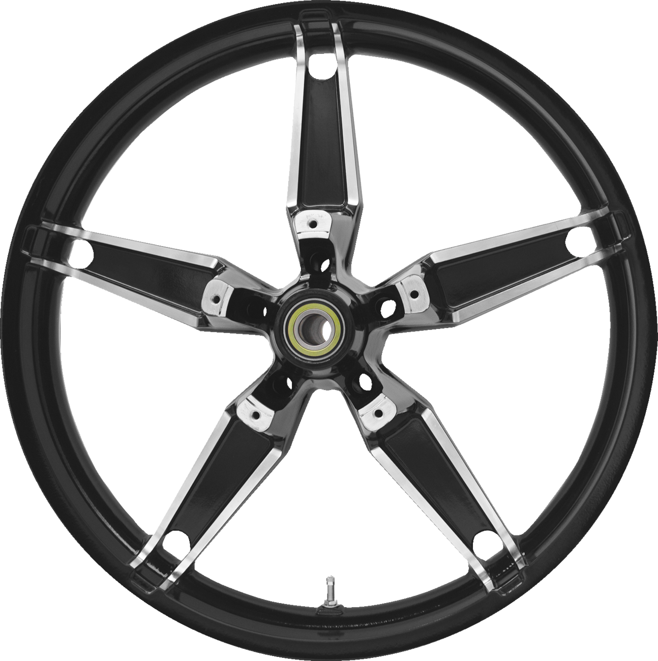Daytona Wheel - Wheel - Daytona - Front - Dual Disc/without ABS - Black Cut - 21x3.5 [0201-2653]