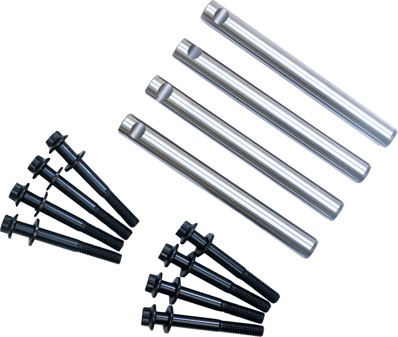 Gorilla Rocker Shafts and Bolt Kit - Gorilla Rocker Shaft and Arp Bolt Kit - 5/16"-18 x 2 3/4" - Early Twin Cam | Evolution | XL [0927-0044]