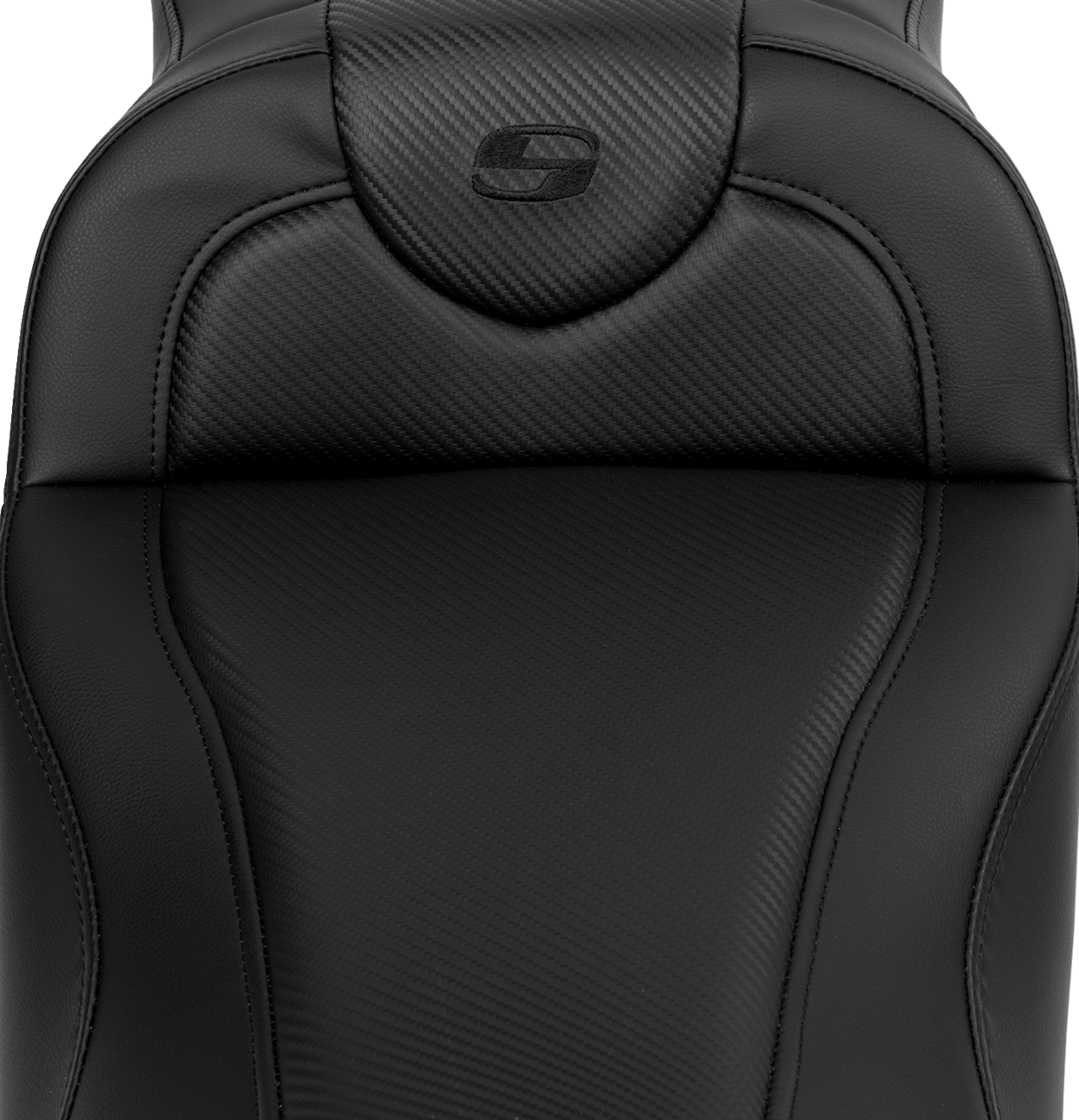 Roadsofa™ Carbon Fiber Seat - Roadsofa™ Extended Reach Seat - Carbon Fiber - Black Stitch - Backrest - FL '08-'24 [0801-1626] - Image 4